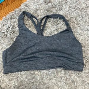Gray old navy sports bra